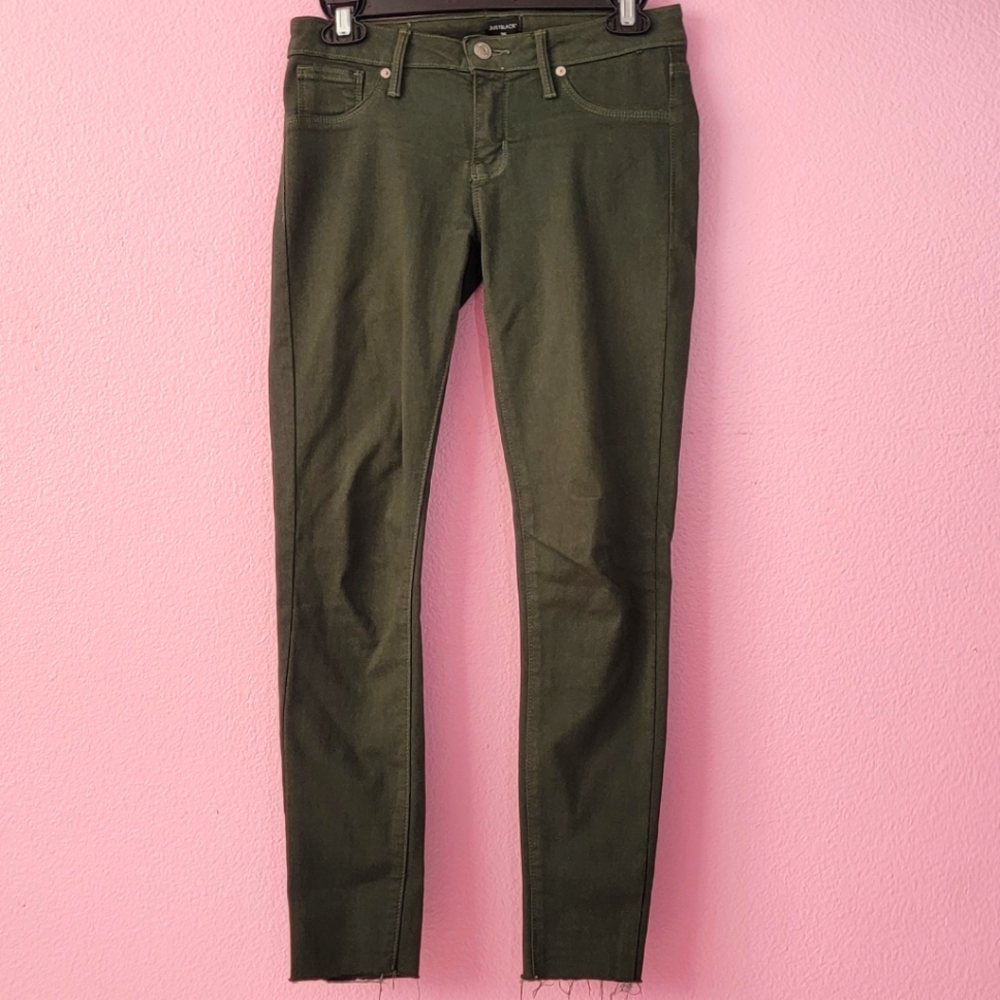 Just Black   Green Skinny Jeans/ 26.